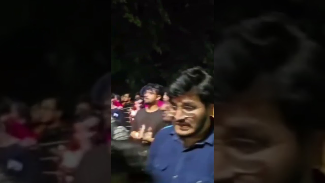 The protest continues midnight. Student organised a candle march from lecture hall complex to the