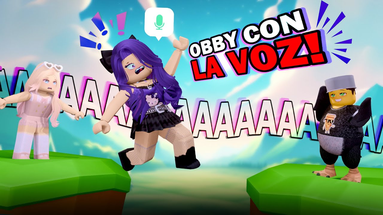 &iexcl;NO PODEMOS PARAR DE GRITAR! 🗣️📣 Obby controlado por VOZ en Roblox 🤣 &iexcl;Muy Divertido!  #TeamGrit&oacute;n