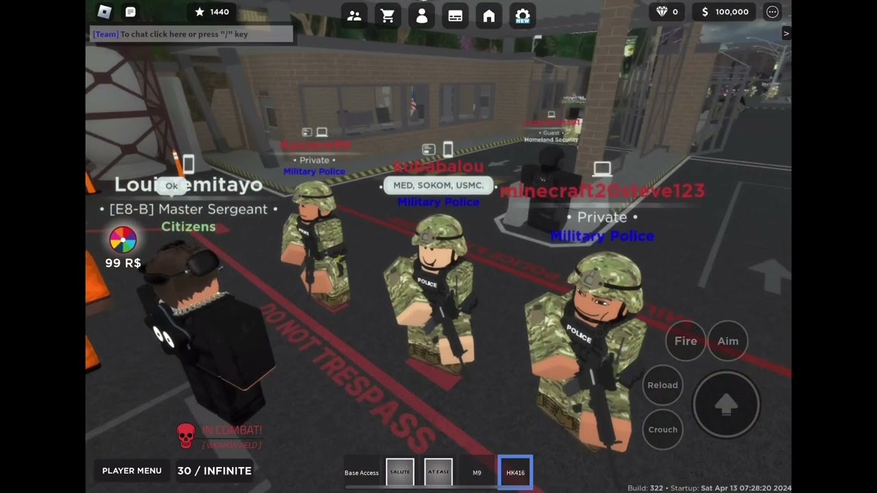 CUSA, Military Police Gameplay