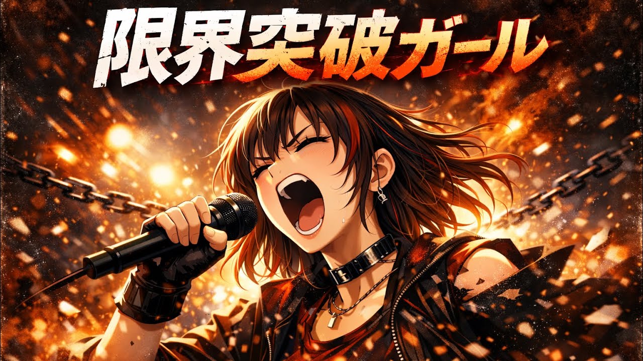 限界突破ガール｜感情フルボリュームで叫ぶノリノリ日本語ポップ【オリジナル曲】