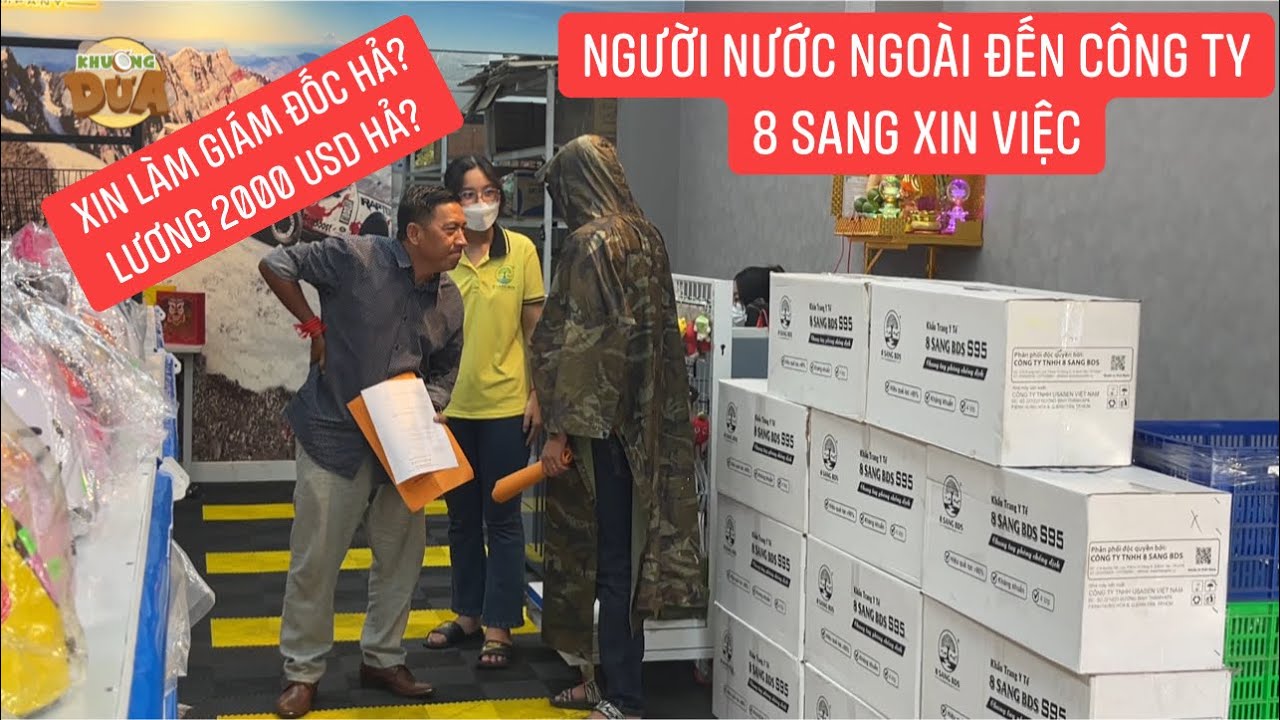 “Việt kiều” Khương Dừa đến Công ty 8 Sang xin làm giám đốc với mức lương 2000 USD và cái kết quá đen