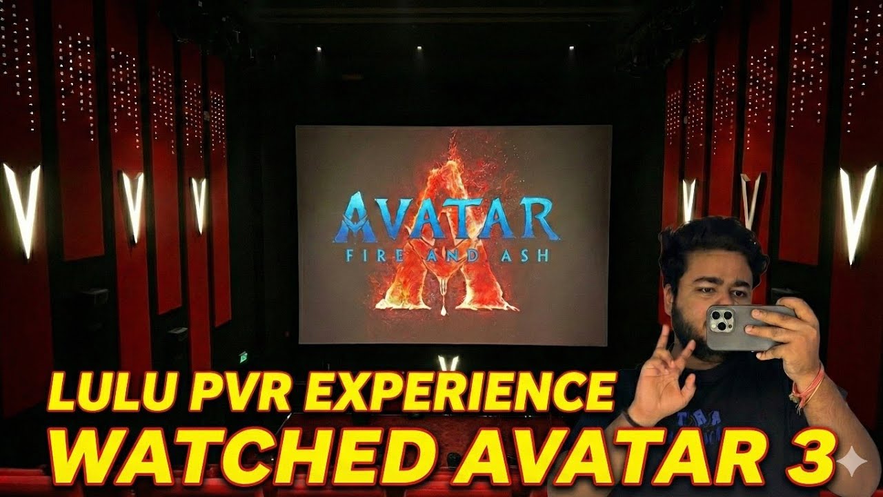Watched Avatar 3 Movie with Friends in Lulu Pvr Lulu Mall Lucknow 💕 😍 ❤️