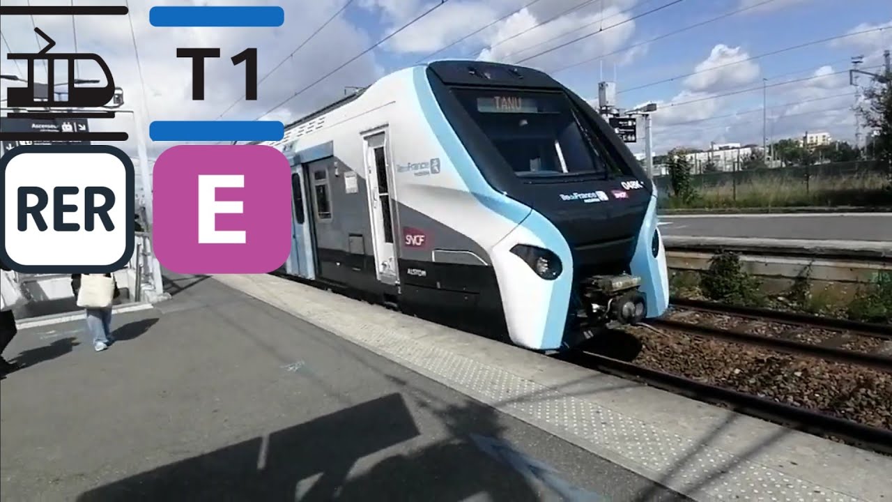 RER E NOISY LE SEC Z50000 + TGV + MI2N + NG