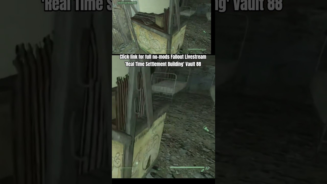 Clinic at Vault 88 'Real Time Settlement Building' no mods