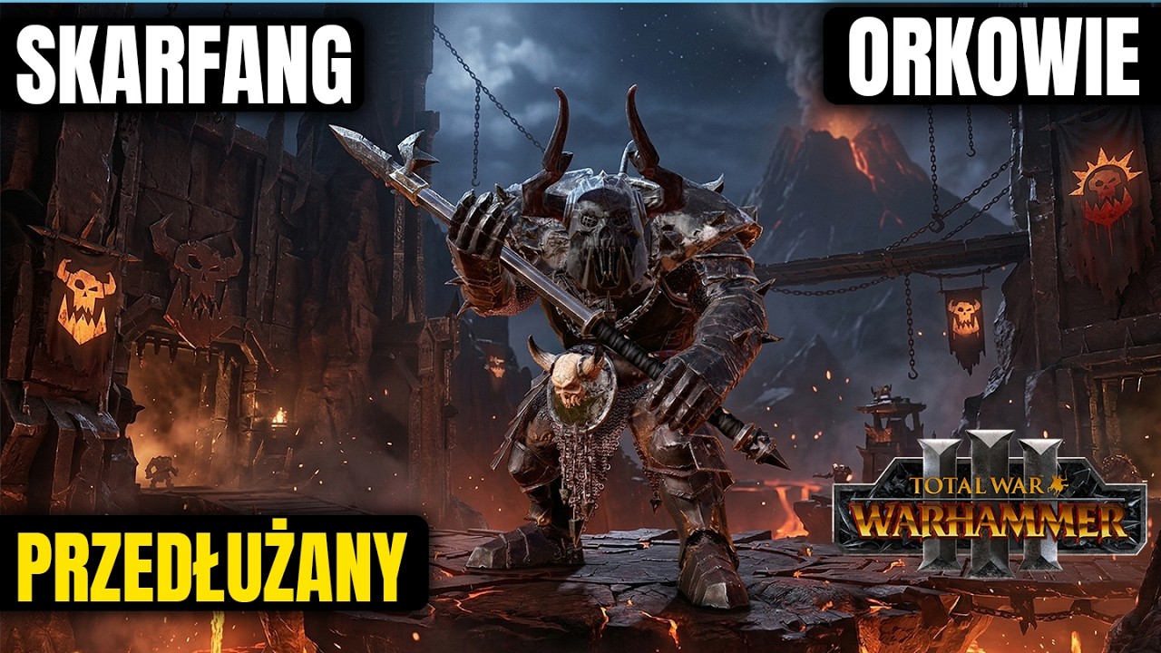 Total War: Warhammer 3 | Zielonoskórzy: Skarfang Blackskull (Blackskullz Horde) Live Przedłużany
