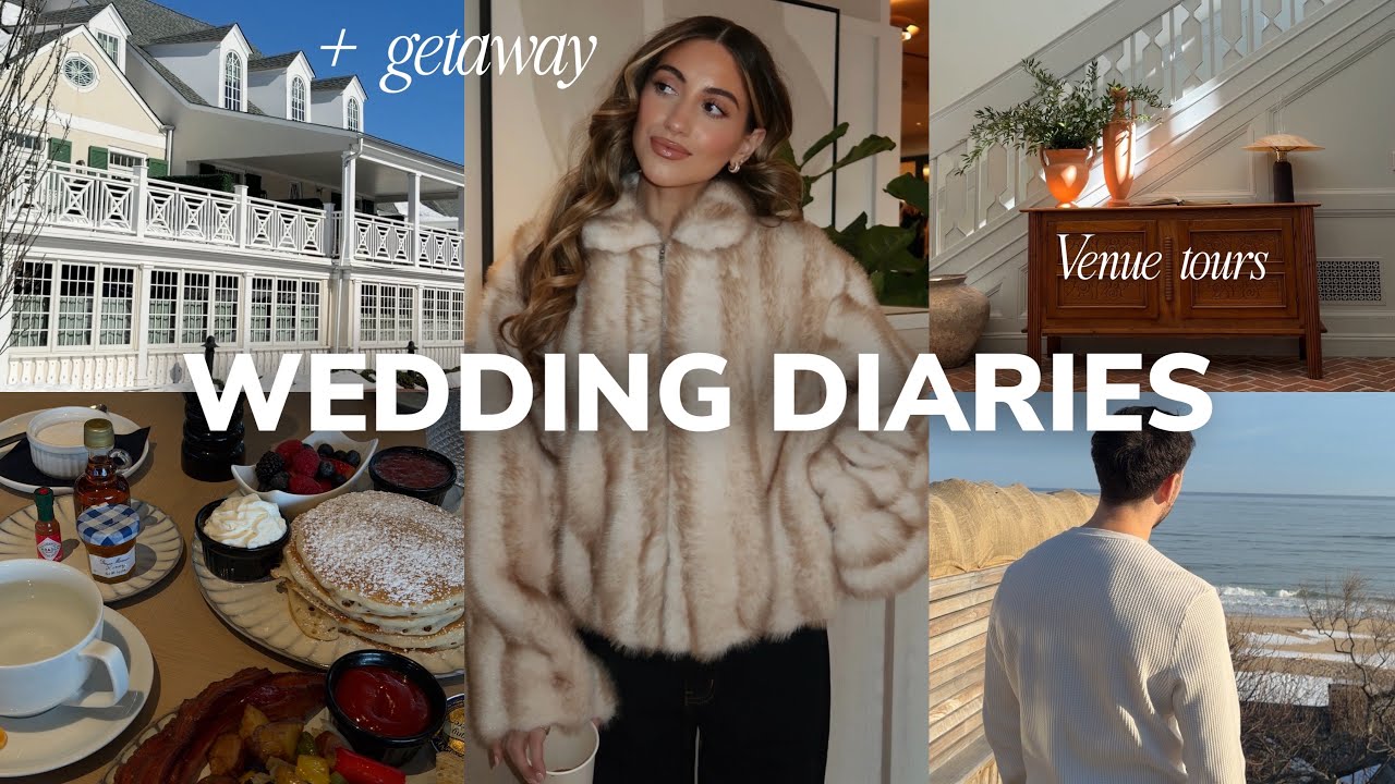 WEDDING DIARIES ❥ venue tours, mini getaway, lunch date & more!!