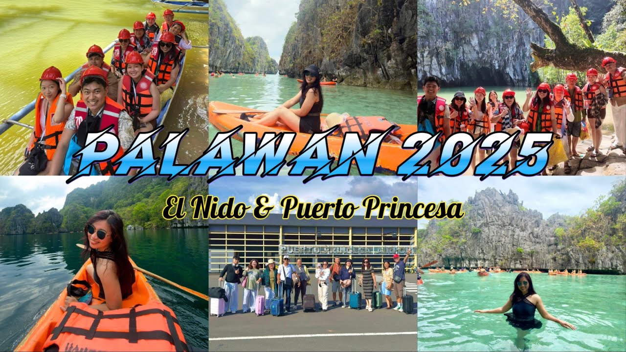 PALAWAN 2025 VLOG | El Nido & Puerto Princesa | El Nido Tour A, Underground River, Sabang Zipline