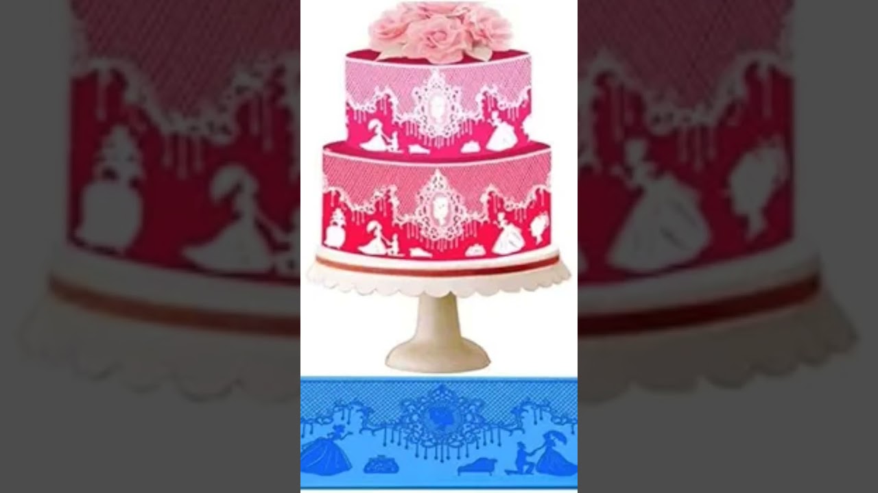 Silicone Wedding Lace Fondant Mold.Rs.500/-Order Now 📞03452126596