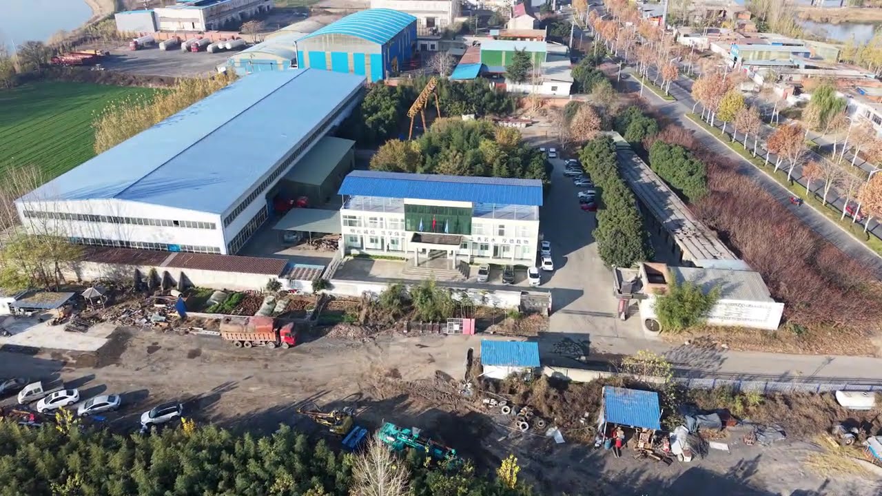 Jiyuan City East Heavy Industry Co., Ltd. factory Drone aerial video