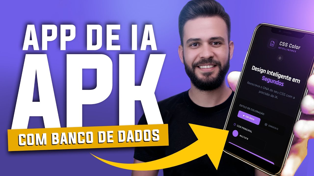 Como cria Aplicativo de IA + APK profissional com login de usuário 100% GRÁTIS