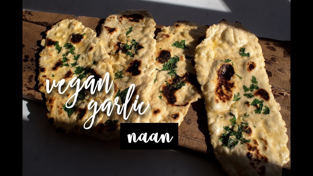 Vegan Garlic Naan | VEGAN