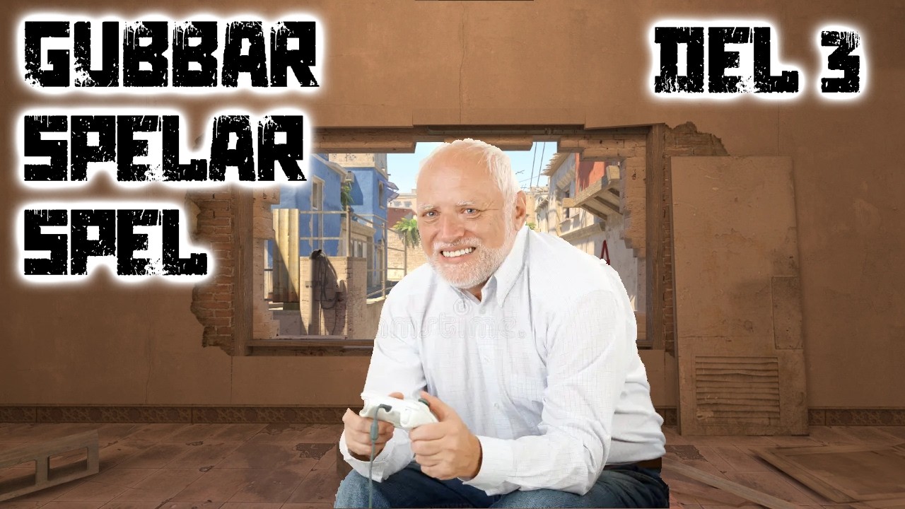 Gubbar Spelar Spel Del 3