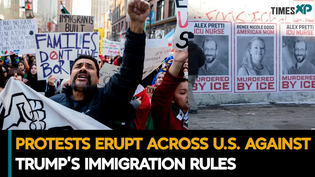 Protests Erupt Across U.S Against Trump’s Immigration Rules | ICE | U.S News