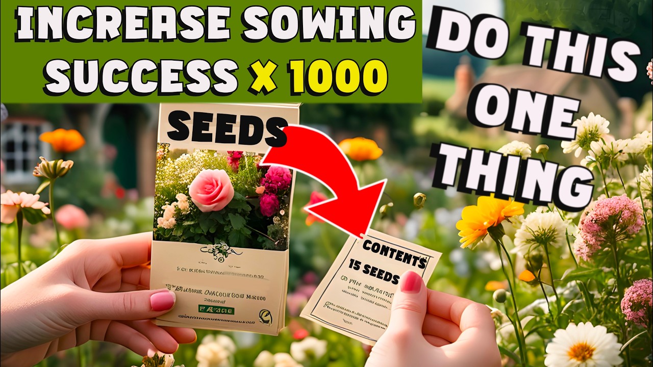 START NOW (JULY ONWARDS) increase your SUCCESS & SAVE money when sowing your seeds.