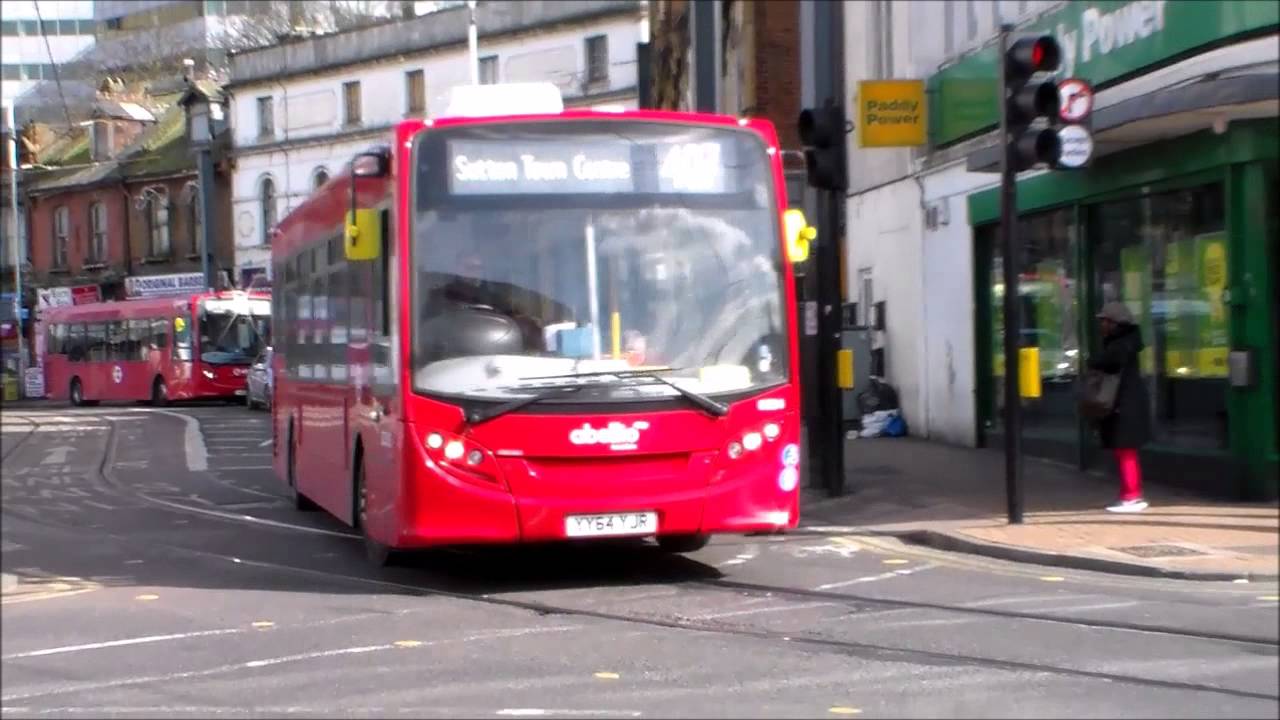 Buses and trams in Croydon 05/03/2015