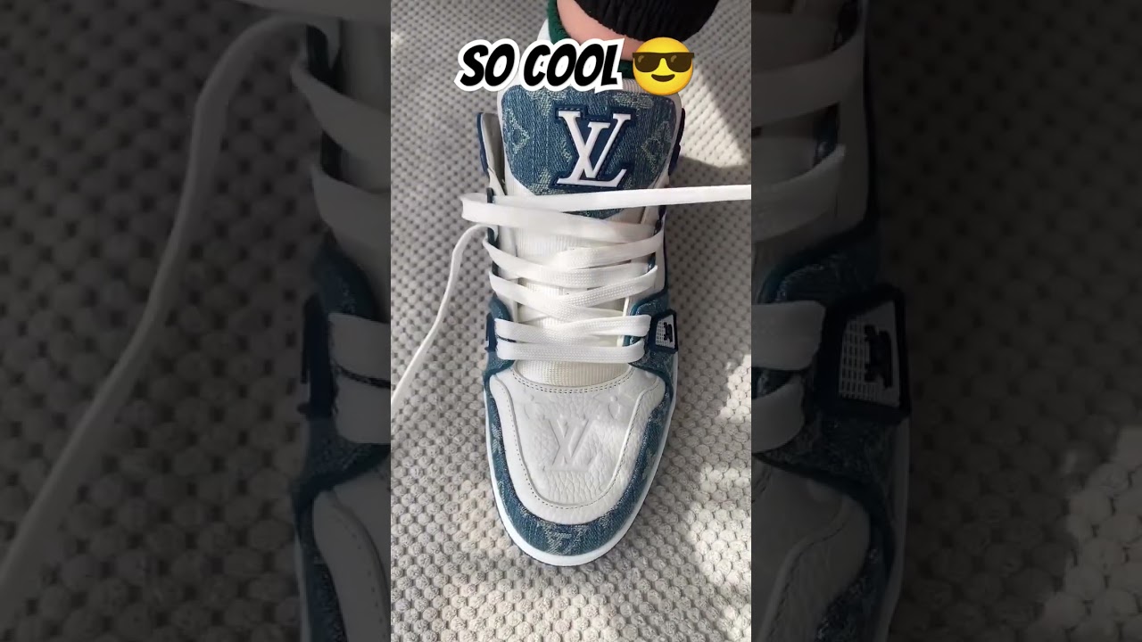 cool Laces Style Lv trainer #lv #laces #lacestyle #louisvuitton #Kicks #style #fashion #Usa #ny