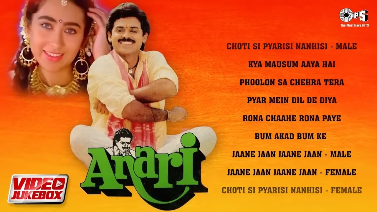 Anari Movie Superhit Songs Jukebox | Karishma Kapoor, Venkatesh | Udit, Alka, Kumar | 90’s Hits Song