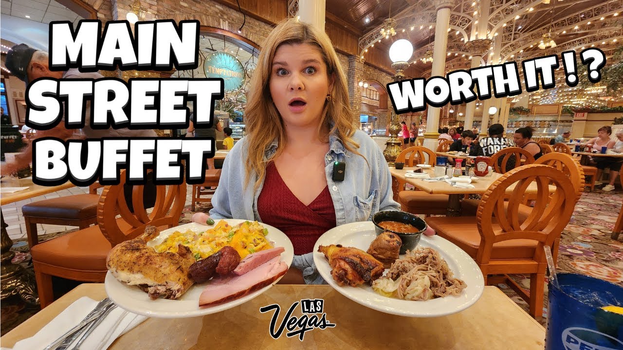 I Tried the ONLY Buffet Open in Downtown Las Vegas! (Main Street Station)