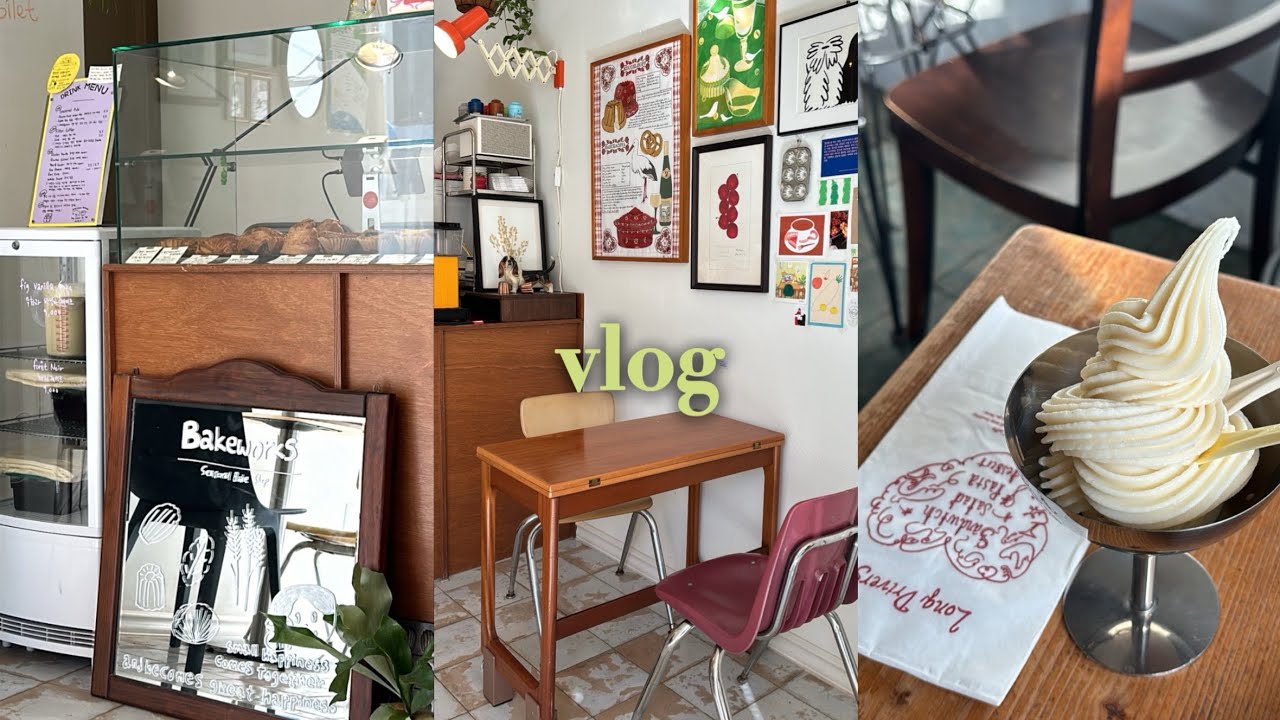 첫 vlog. 일상 브이로그• 워라밸 충족으로 행복한 요즘, 인생 베이커리도 아르켜줄게🥐