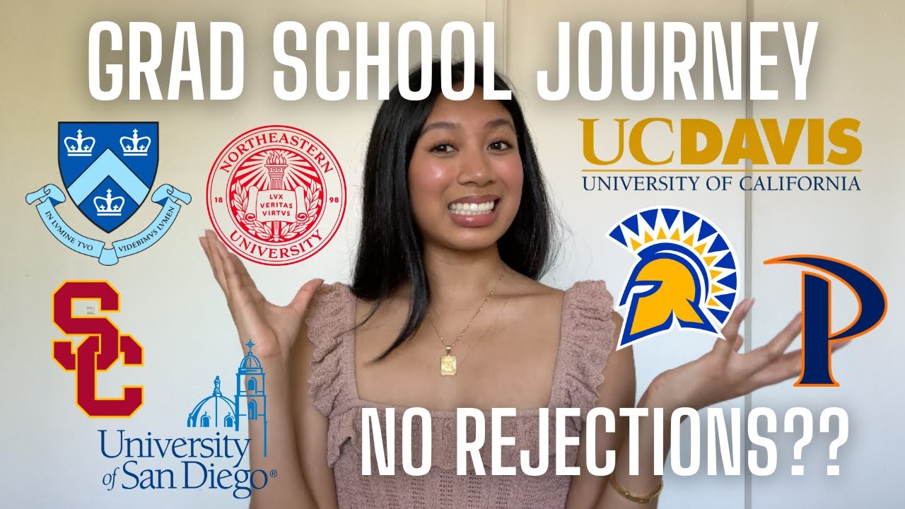 GRAD SCHOOL | college decision reactions, stats, tips, timeline