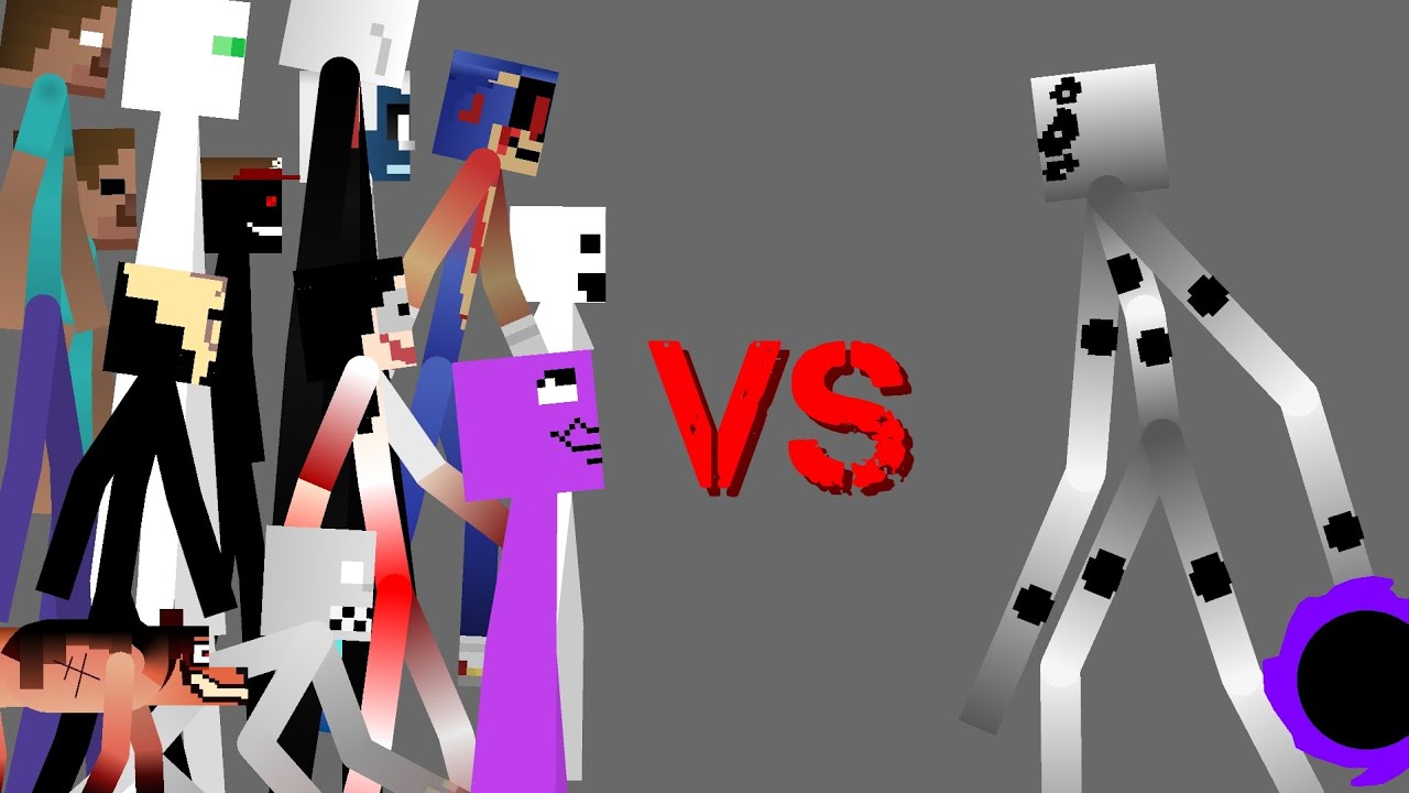 Hole Man Vs Creepypasta (long Minecraft)