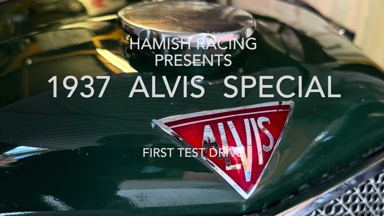 Alvis 4.3 VSCC Special. 1st road test after returning to the family