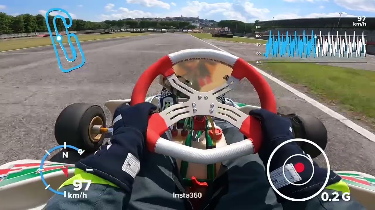 Test in pista (ancora) #automobile #karting #racing #kart #gokart 