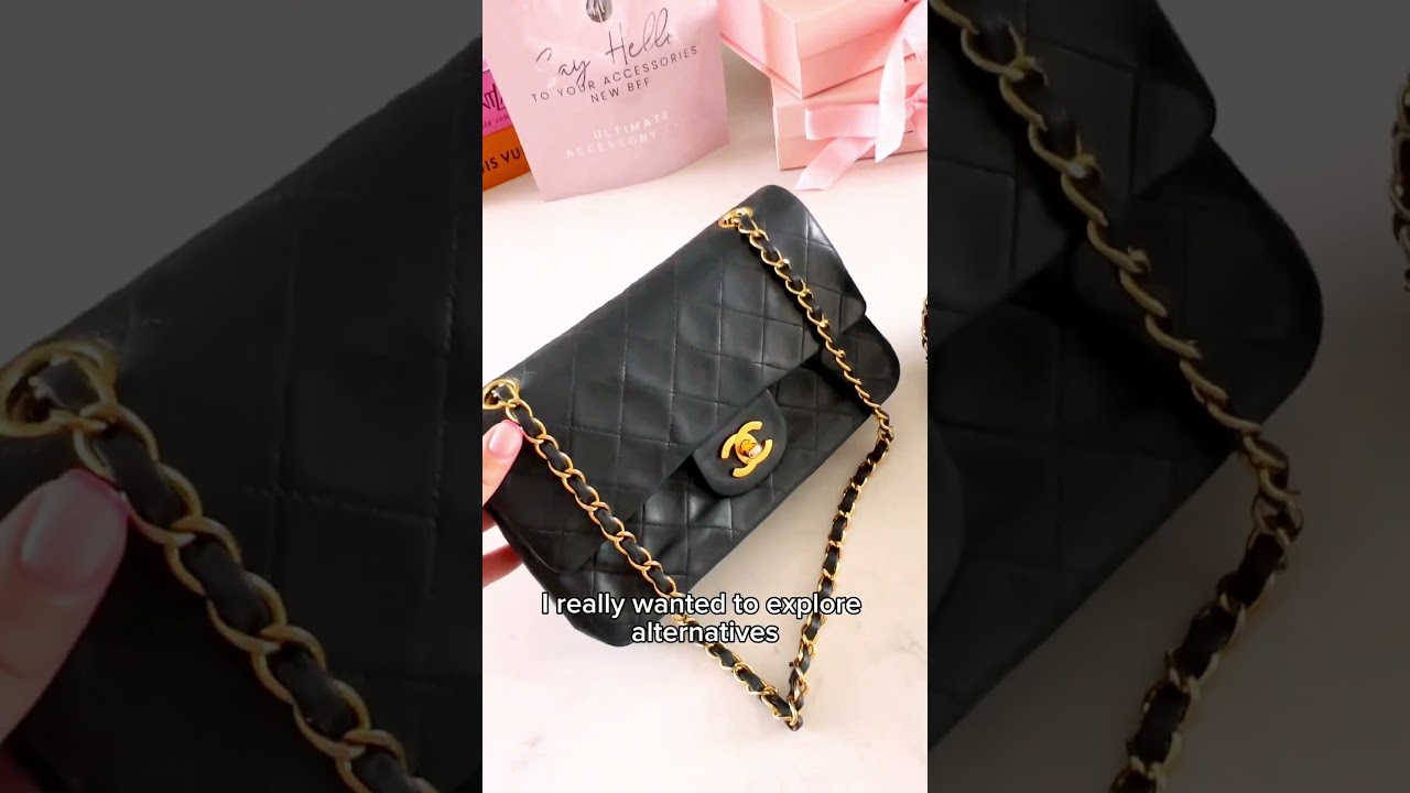 Chanel VINTAGE vs NEW? 🖤 #fashion #bag #handbags #designerhandbag #chanelbag #chanel #chanellover