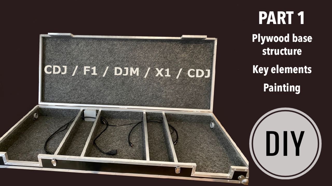 P1: Building a custom DJ Hardcase for: CDJ + X1 + F1 + DJM/Prime #DIY #DJ #Pioneer #Denon #Traktor