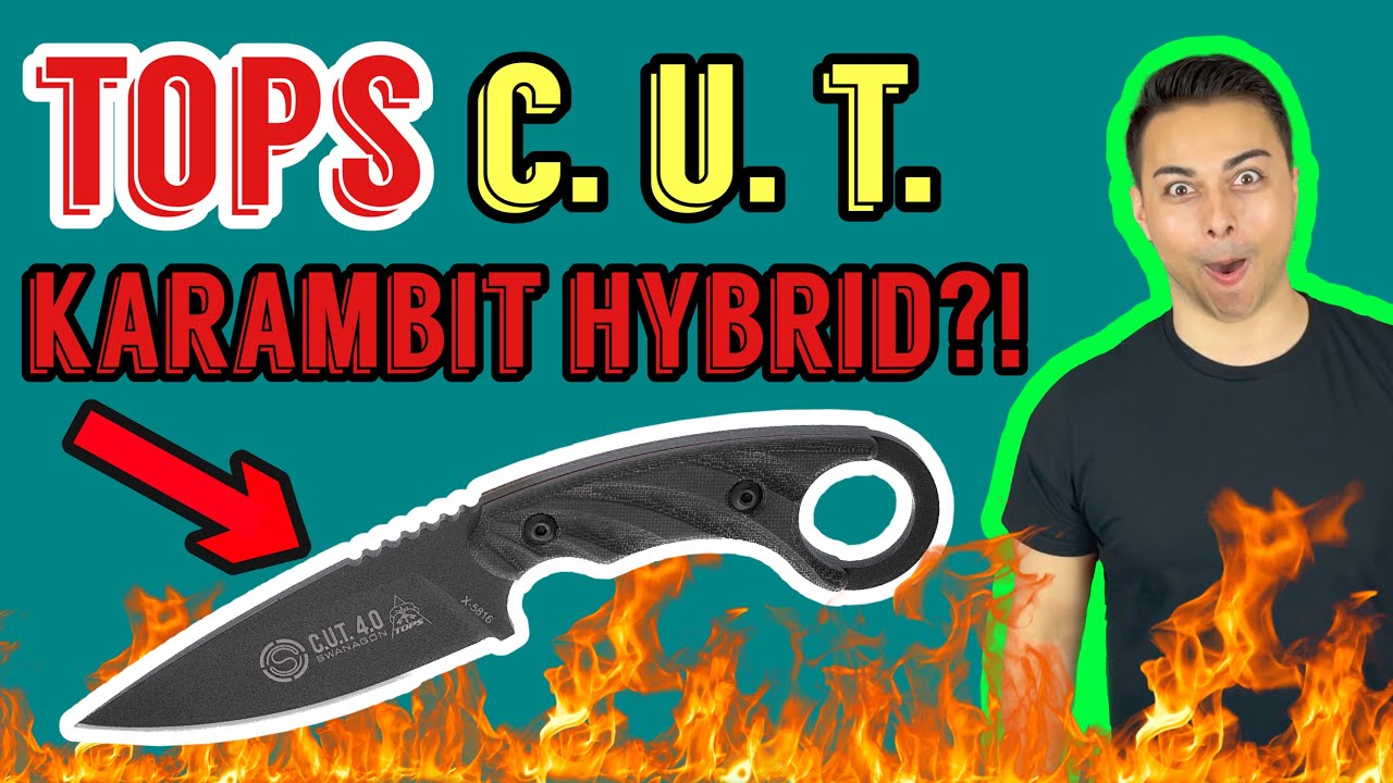 ТАКТИЧЕСКИЙ EDC КЕРАМБИТ ДЛЯ ВЫЖИВАНИЯ?! | Полный обзор TOPS CUT 4.0 2023 | Сделано в США | Боево...