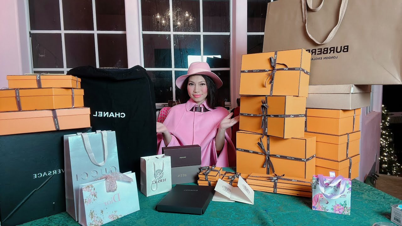Unboxing: Hermès, Chanel, Dior, LV, Tom Ford,Gucci… Giveaway with Mini Game. FashionVlog # 35