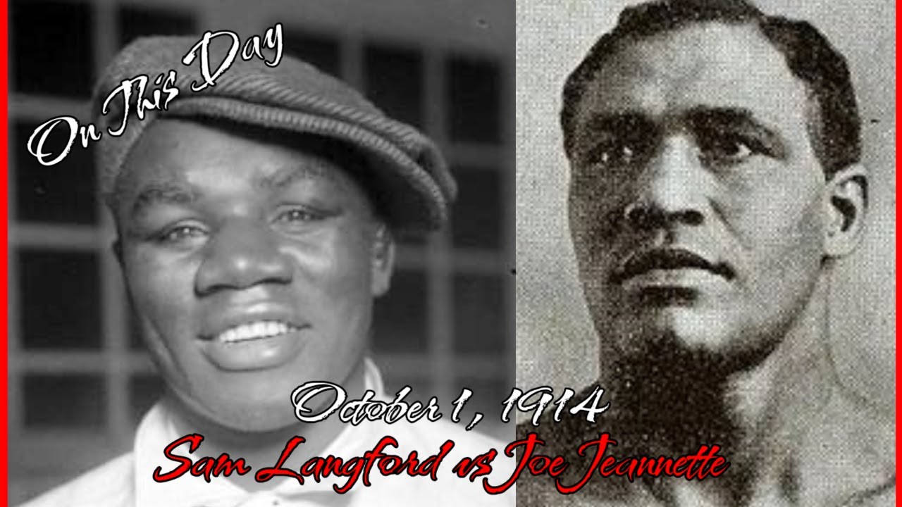 (Oct 1, 1914) Sam Langford vs Joe Jeannette #boxing #history