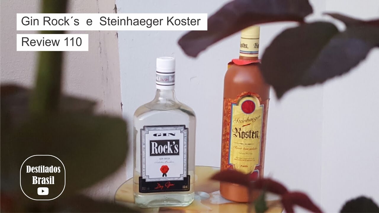 Gin Rock´s e Steinhaeger Koster - Review 110  (Duplo)