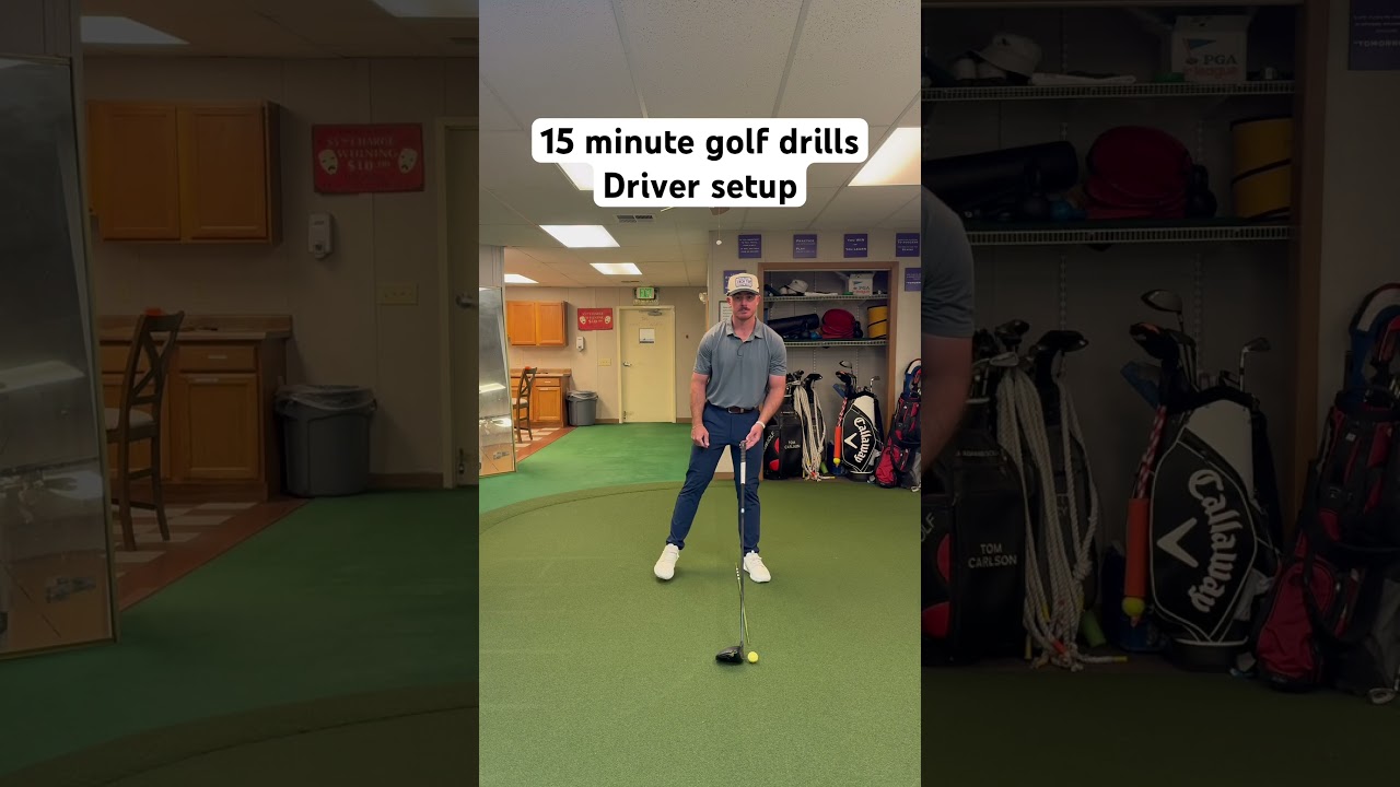 Driver setup #youtubeshorts #shorts #golf #golfer #golfswing #golftips