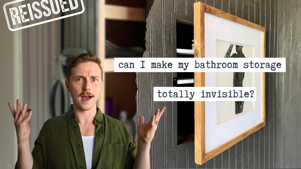 Top Secret Hidden Bathroom Storage!