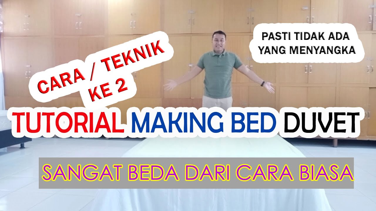 TUTORIAL MAKING BED DUVET PART 2