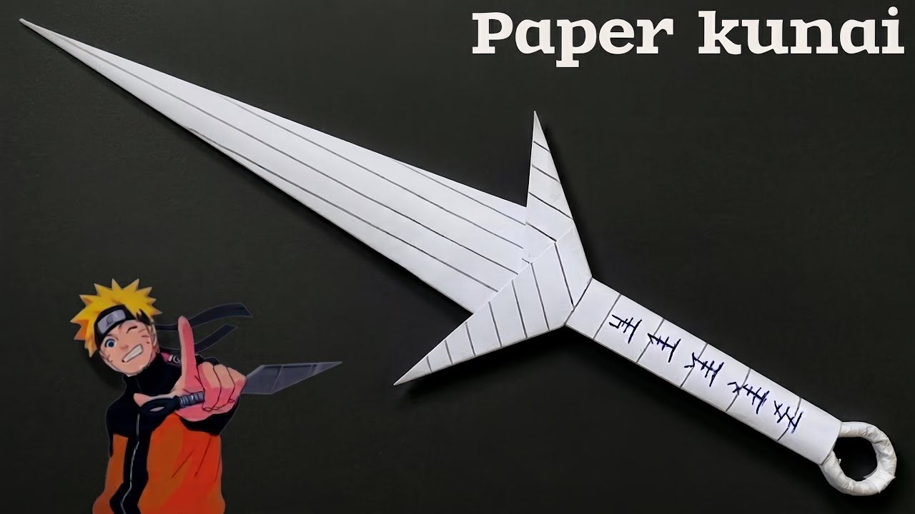 How to make paper kunai minato paper 