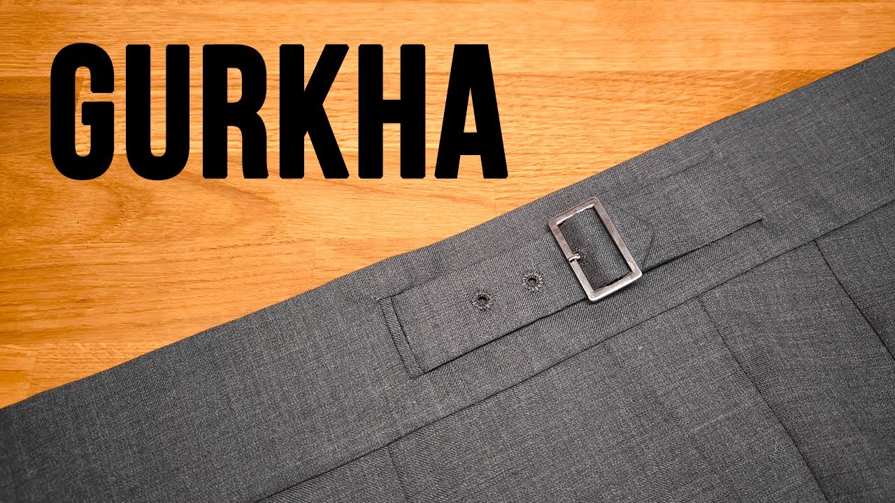 Full Tutorial on Waistband for Bespoke Gurkha Trousers & Shorts