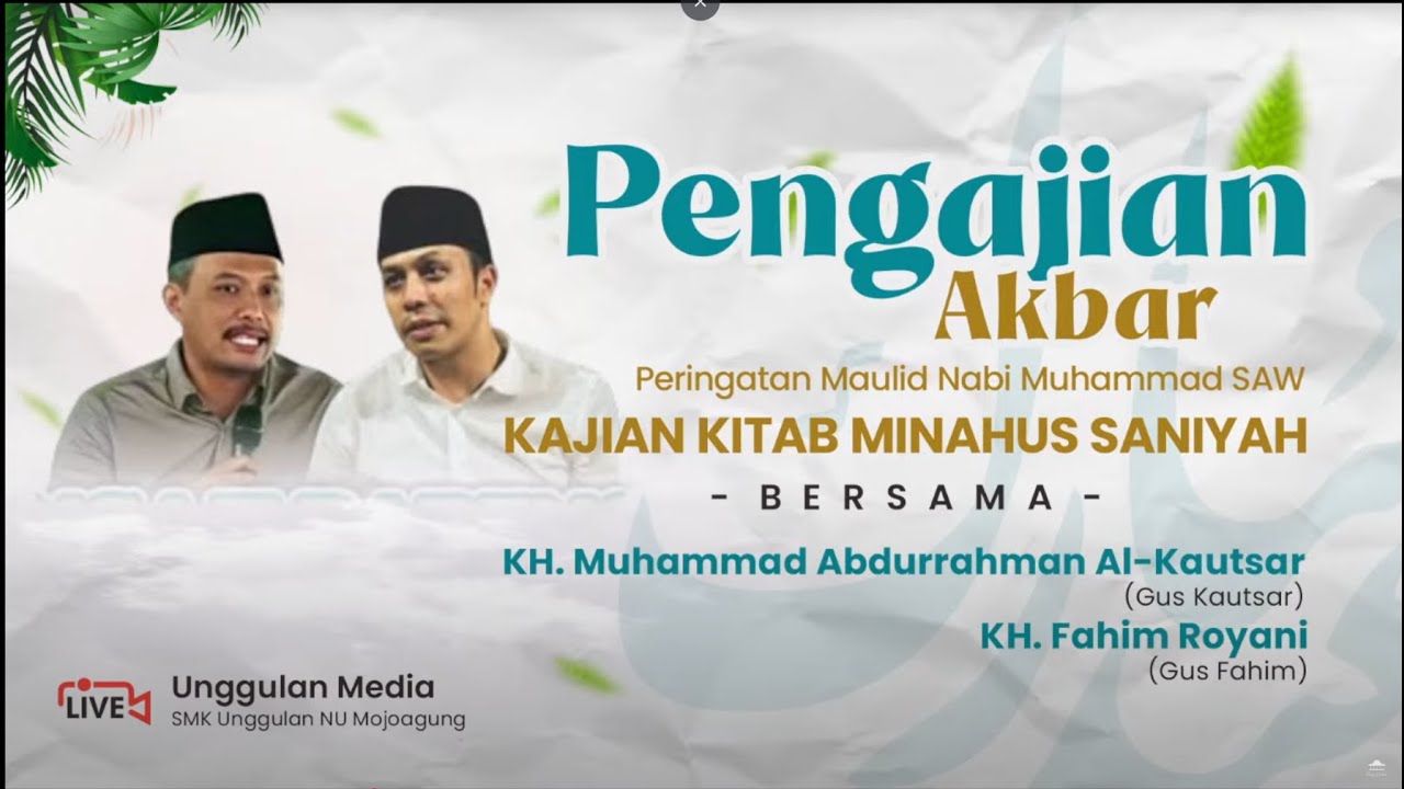 (LIVE DELAY) PENGAJIAN KITAB MINAHUSSANIYAH || JOMBANG, 13 OKTOBER 2025