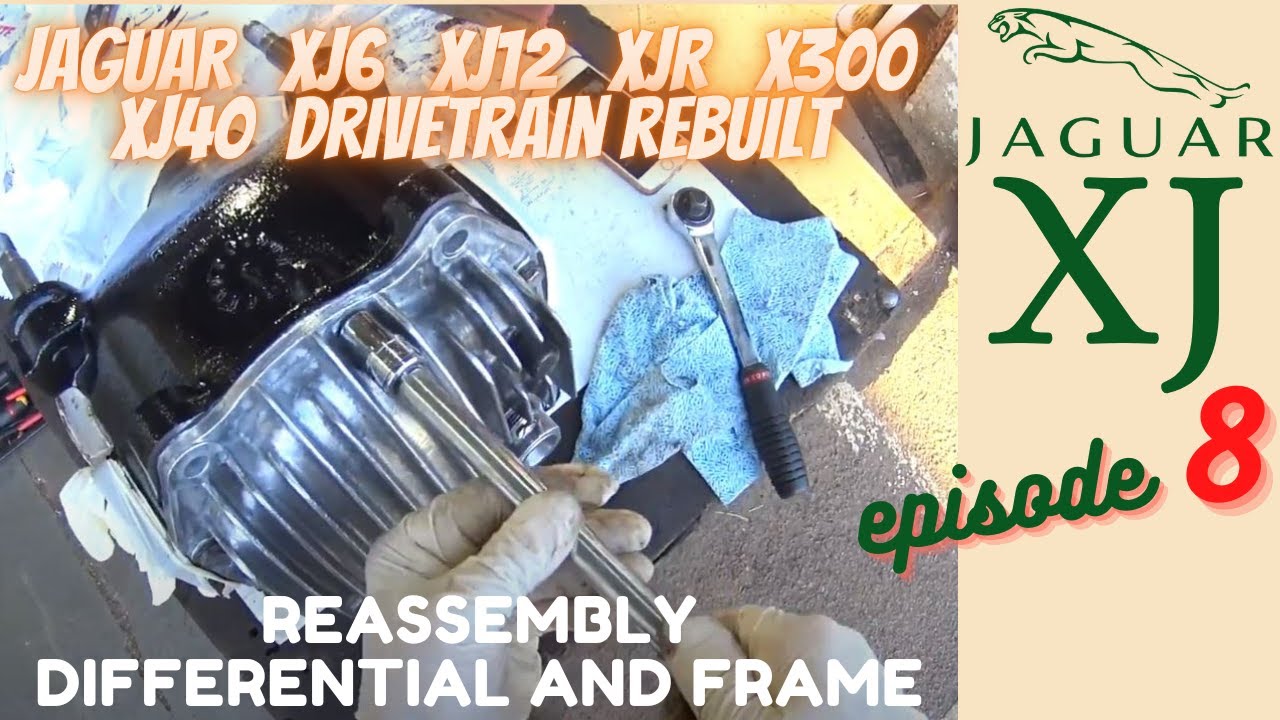 JAGUAR XJ6 XJ12 XJR X300 REAR AXLE & SUBFRAME rebuilt, Part 8: REASSEMBLY DIFFERENTIAL AND SUBFRAME