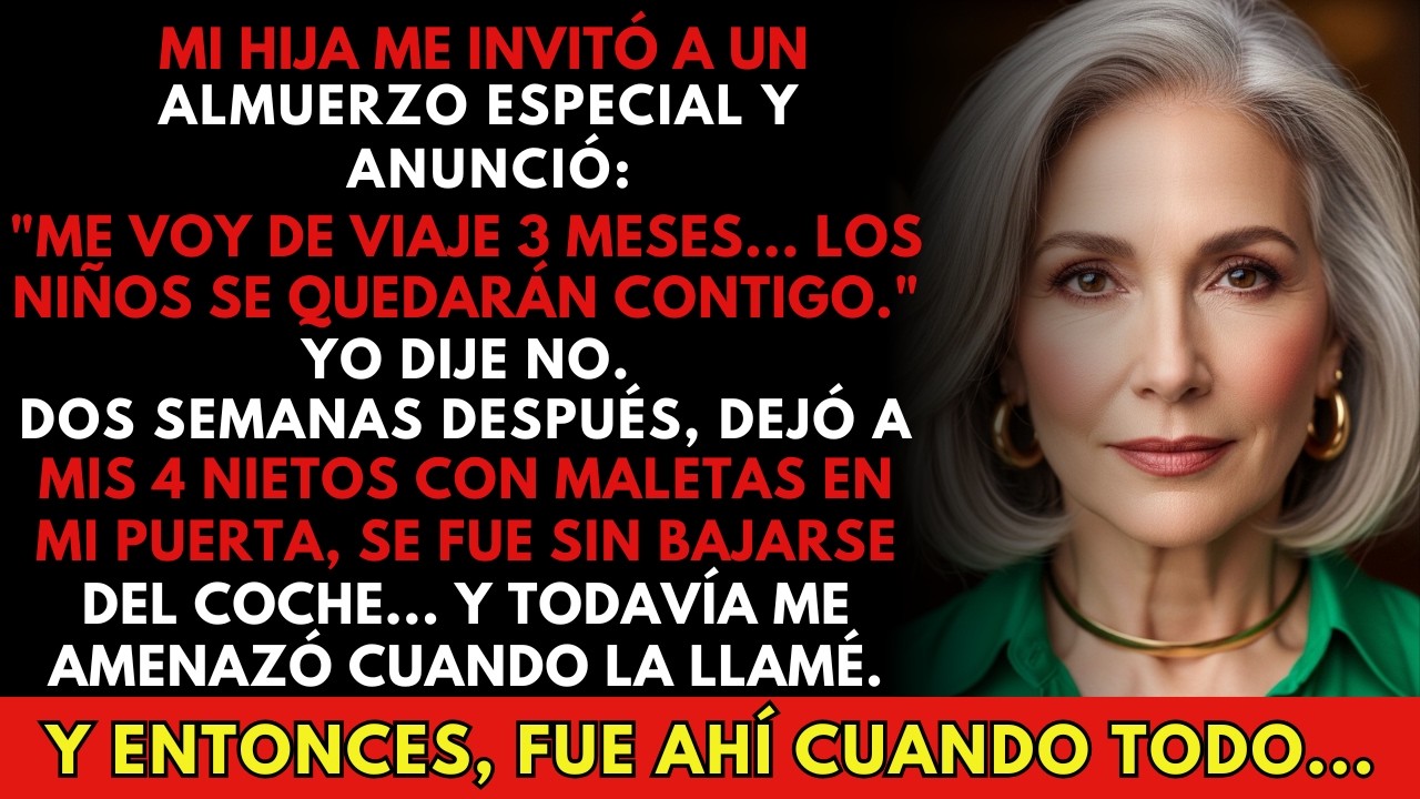Mi hija dejó a los niños en mi puerta y huyó… el juez decidió todo y entonces…