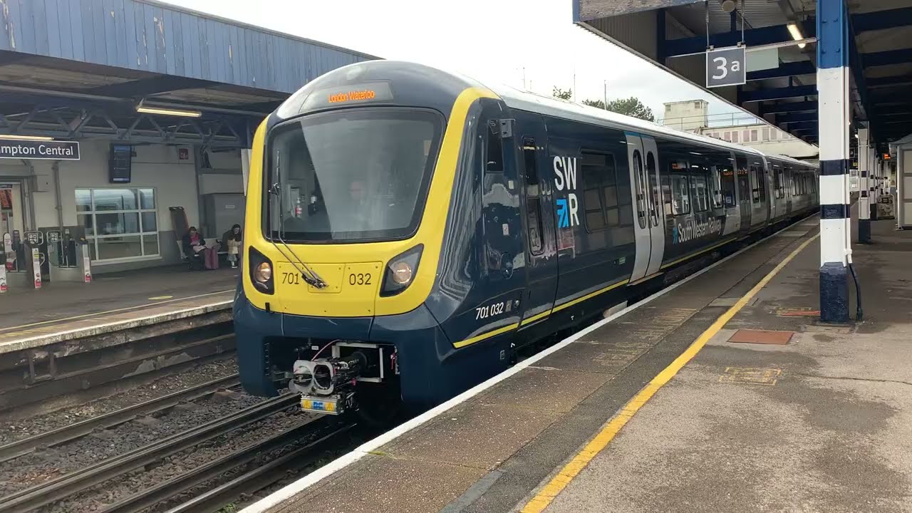 South Western Railway Class 701 Arterio departing Southampton Central