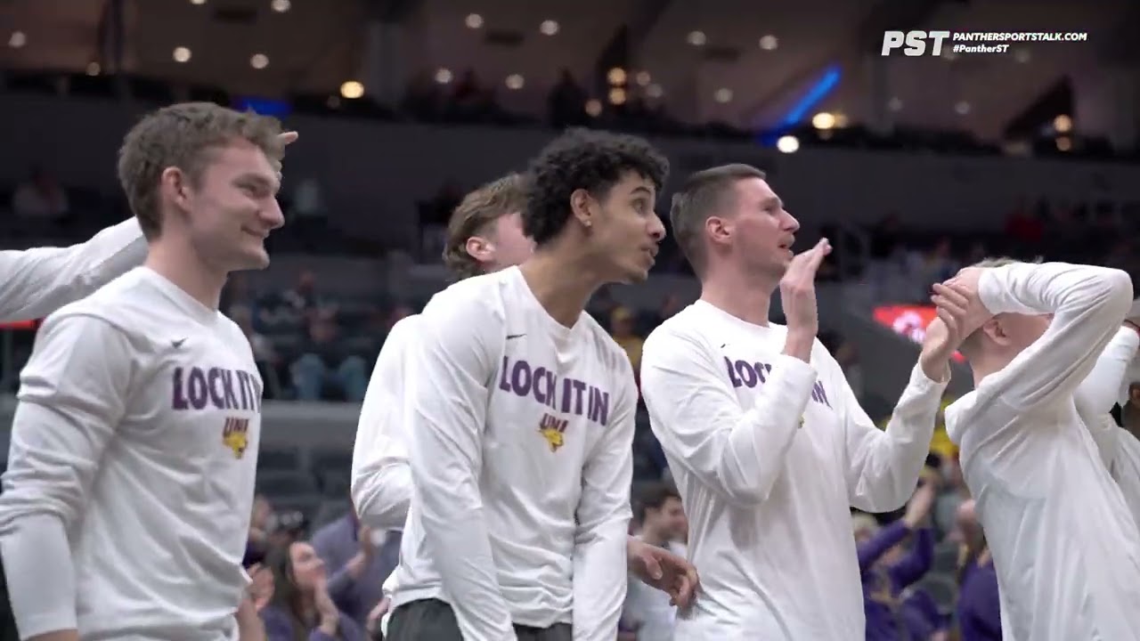 MVC Champs Ben Jacobson, UNI Basketball Interview Mar. 13, 2026 (1 of 3)