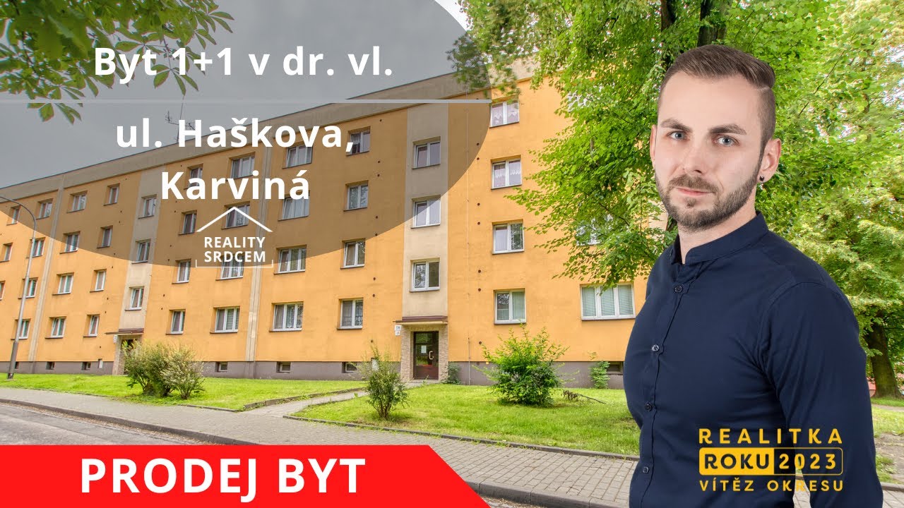 Prodej družstevn&iacute;ho bytu 1+1, 35 m2, ul. Ha&scaron;kova, Karvin&aacute;-R&aacute;j