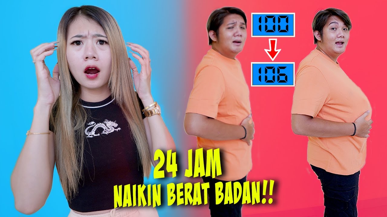 24 JAM NAIKIN BERAT BADAN JULIO!! SAMPAI GAK KUAT MAKANNYA!!