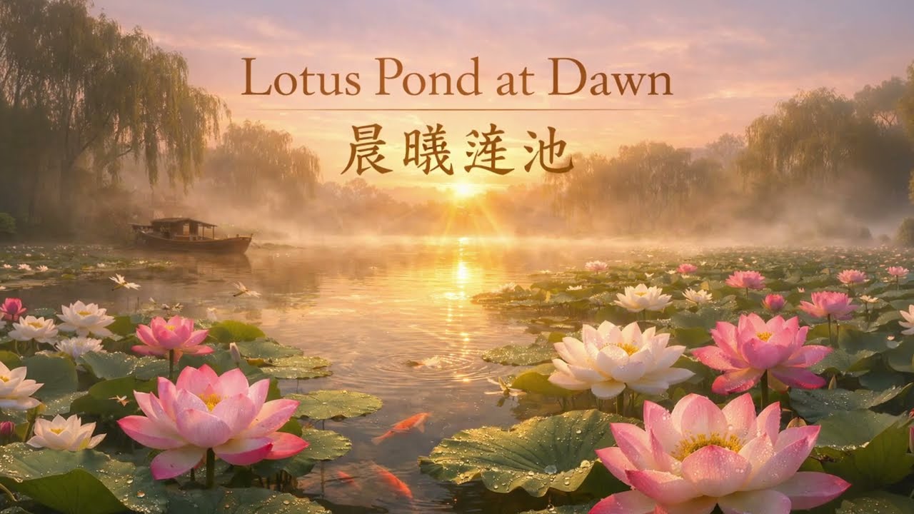 Lotus Pond at Dawn | Peaceful Chinese Music for Relaxation, Meditation & Sleep