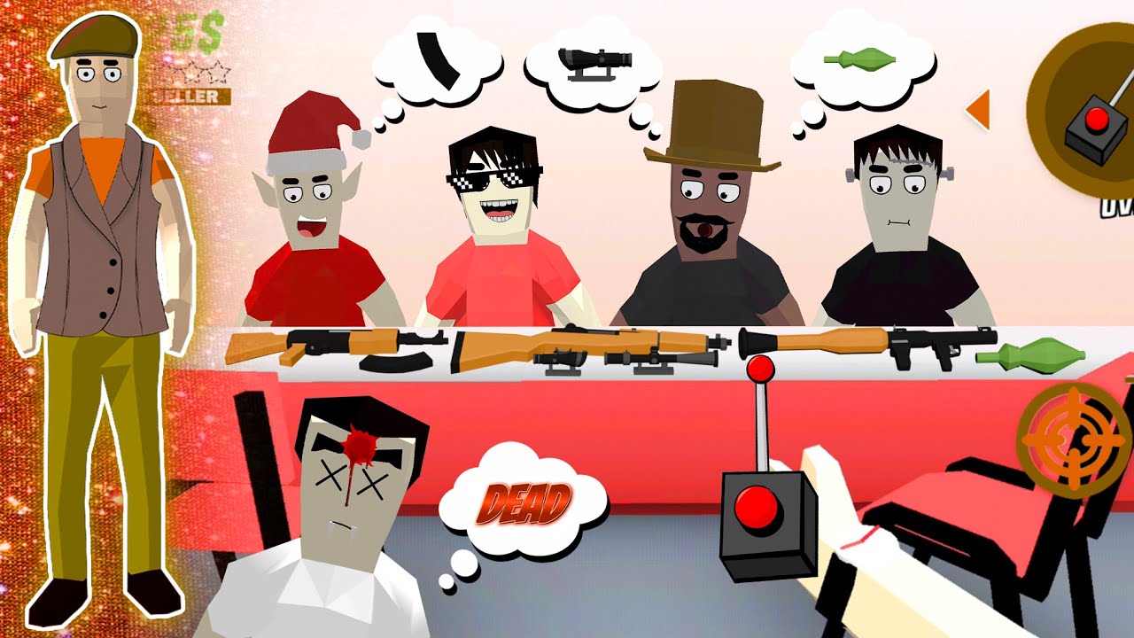 richie becomes a weapon seller 🔫🔫 in dude theft wars