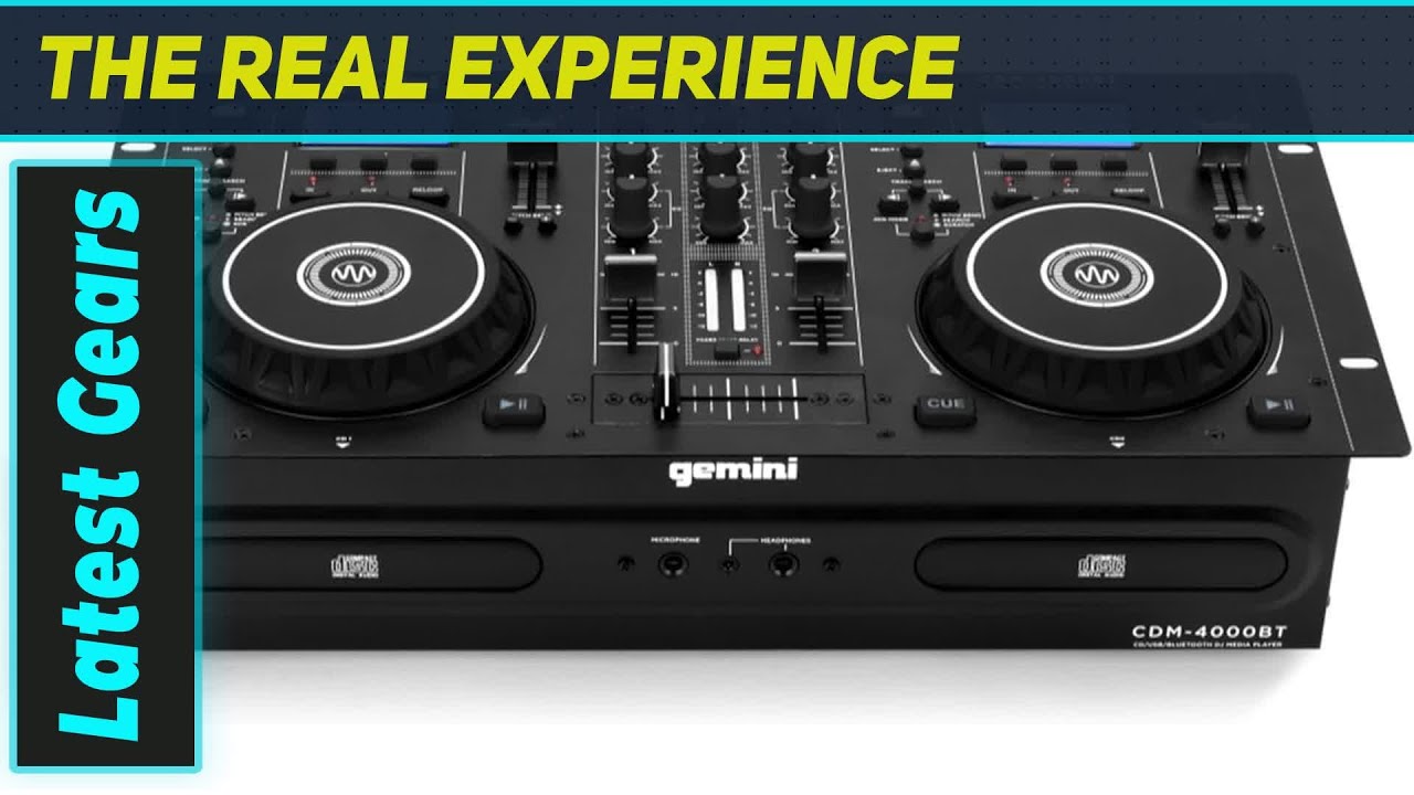Gemini Sound CDM-4000BT: Your All-in-One DJ Powerhouse!