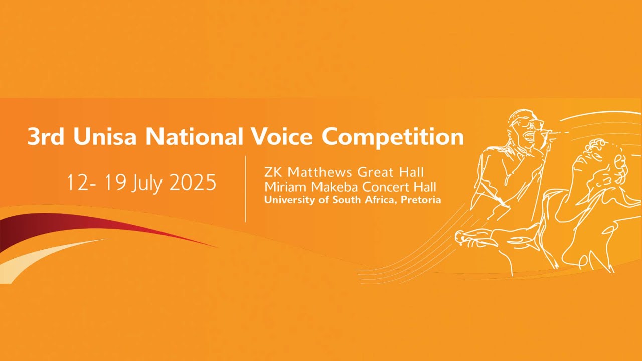 3rd Unisa National Voice Competition ( Jazz Performance Schedule Round 3)