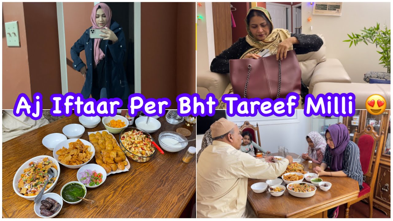 Aj Bht Tareef Mili Iftaar Per | Ramadan Routine Day 4 | Kitchen Routine | Huma Khan Vlogs